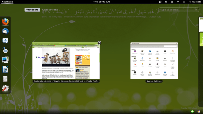 Sabily Uhud 11.10 on Lenovo X100e Sabily Uhud 11.10 on Lenovo X100e