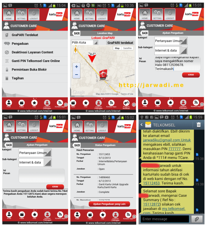 My Telkomsel apss : Layanan Pelanggan