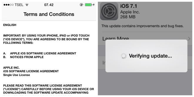 update to iOS 7.1