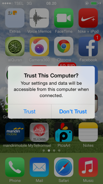 iPhone 5s won't trust Ubuntu 13.10