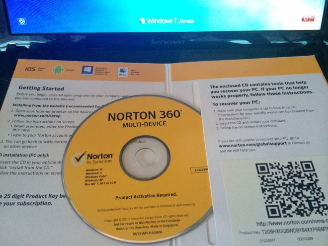 Norton 360 Multi Device CD