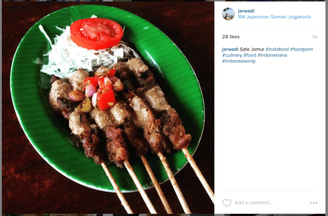 sate jamur