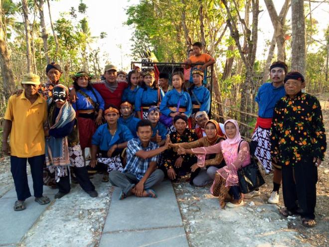 reog nawangsih pentas di karangmojo b