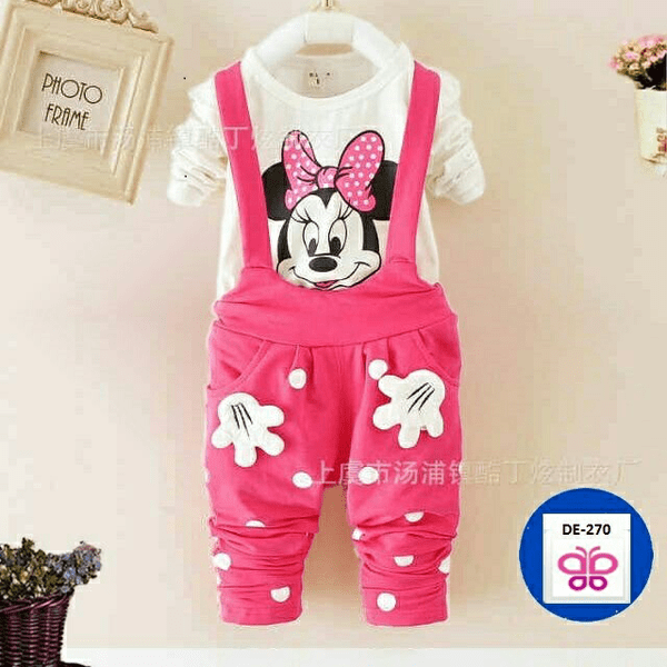 DE270- Baju anak 3-5 tahun mini mouse stelan baju anak overall babyterry tebal halus pjg 68cm   inner tshirt tg pnjg spandek lembut bagus pjg 46cm,berat 0,25 50000.0_scaled