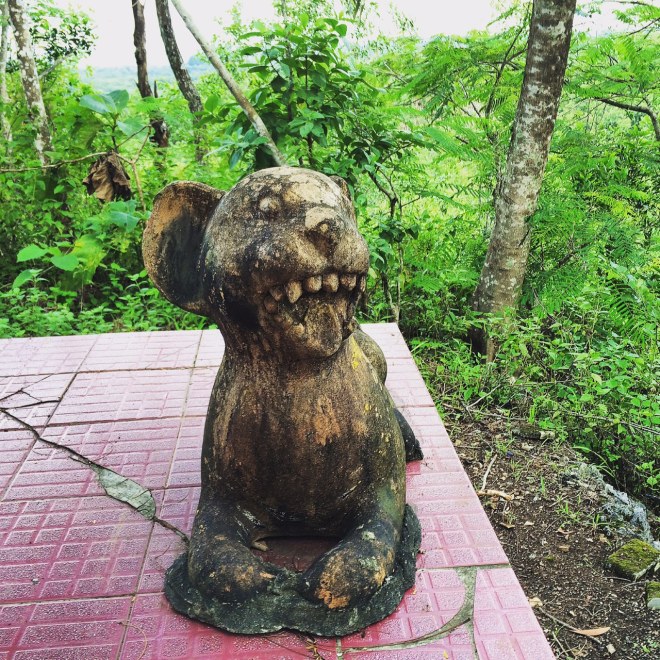 Patung di Petilasan Gunung Bagus, Desa Giring, Kecamatan Paliyan, Gunungkidul