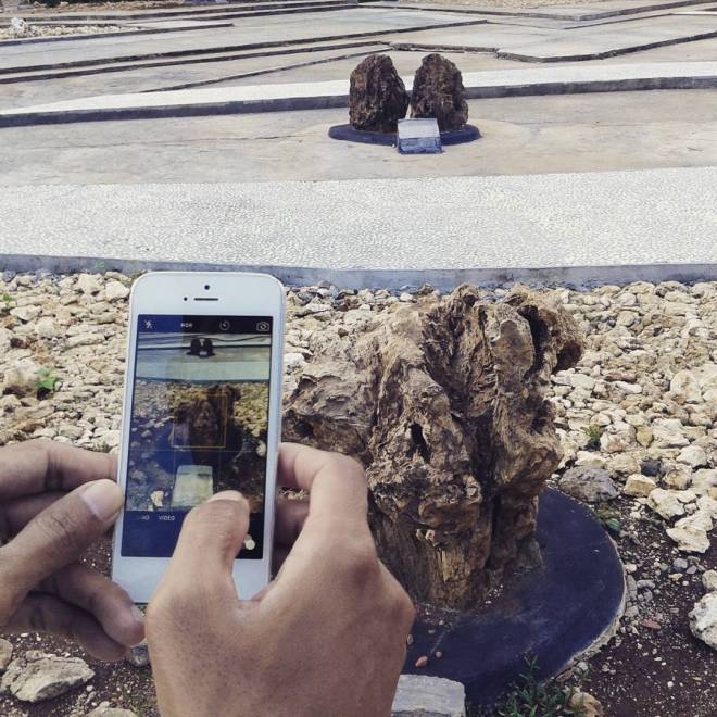memotret taman batu mulo global geopark gunung sewu
