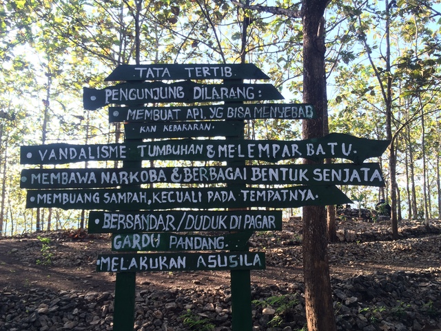 Tata Tertib Pengunjung Puncak Panguk BantulTata Tertib Pengunjung Puncak Panguk Bantul