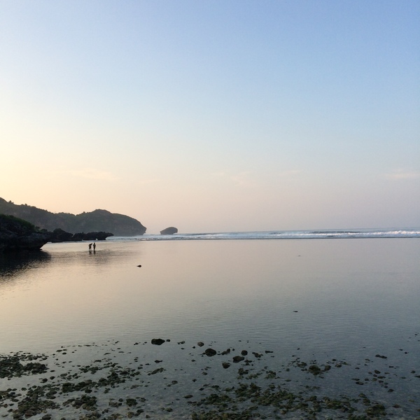 Selamat Pagi dari Pantai Drini - Gunungkidul