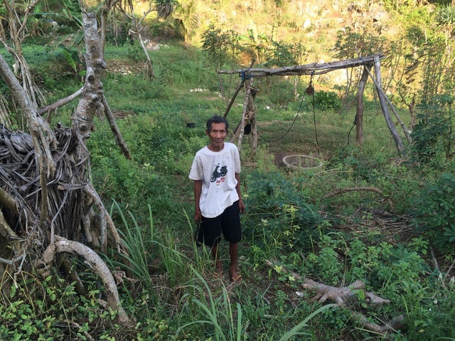 Peladang dan Sumur Air Tawar di Pantai Kayu Arum