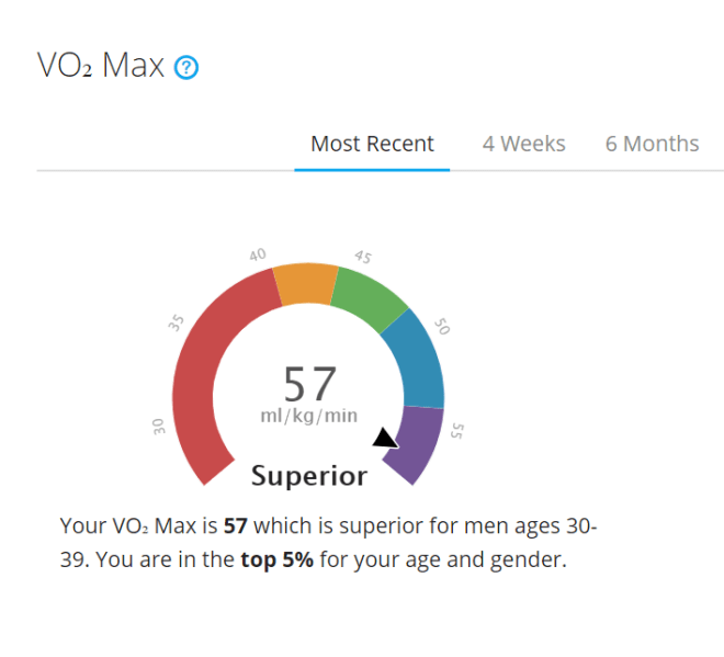 VO2 max prediction