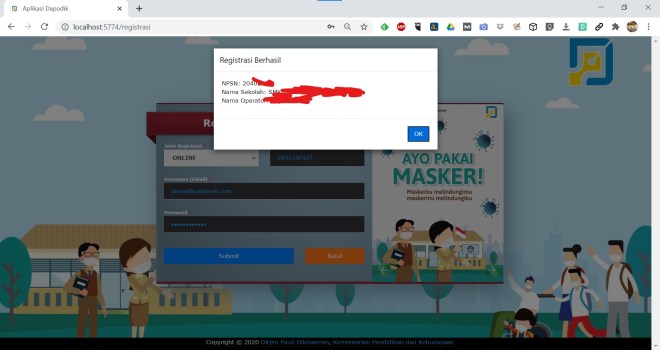 registrasi berhasil 2